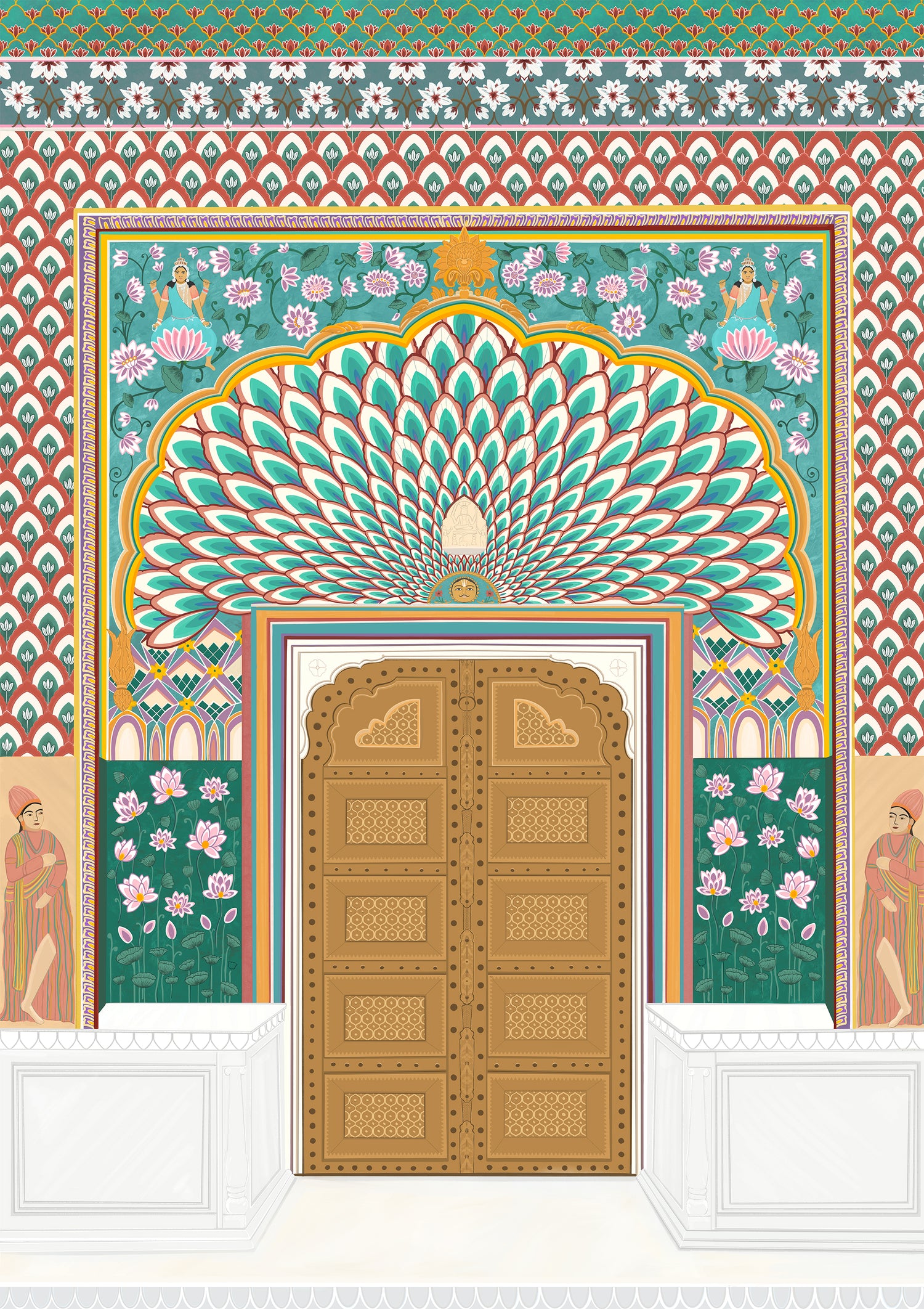 India wall art prints. Travel posters inspired by India.