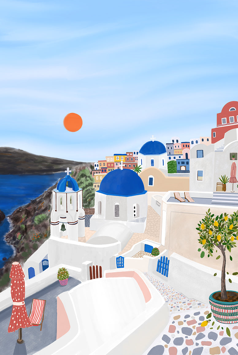 Greece Travel Art Prints