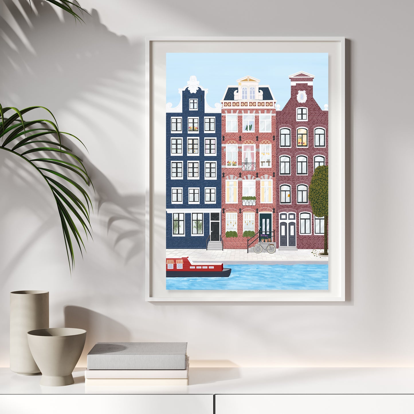 Amsterdam, Netherlands Travel Art Poster