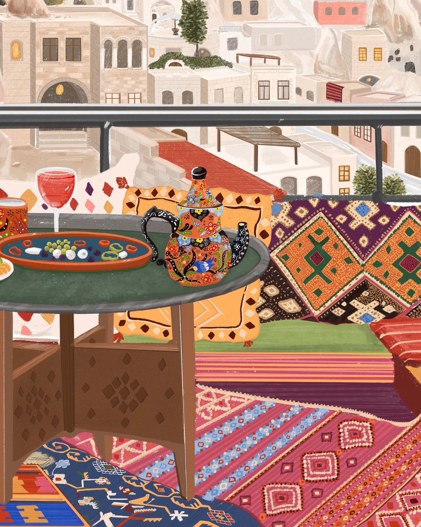 Cappadocia, Turkey, Travel Art Poster