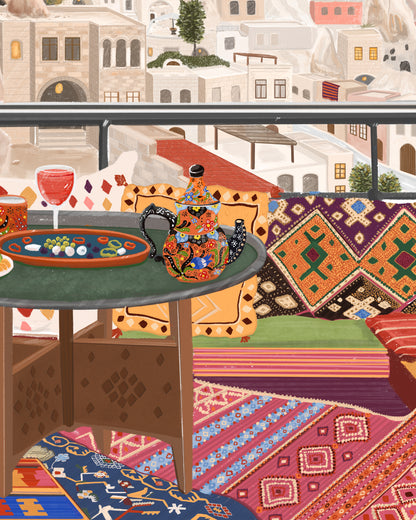 Cappadocia, Turkey, Travel Art Poster