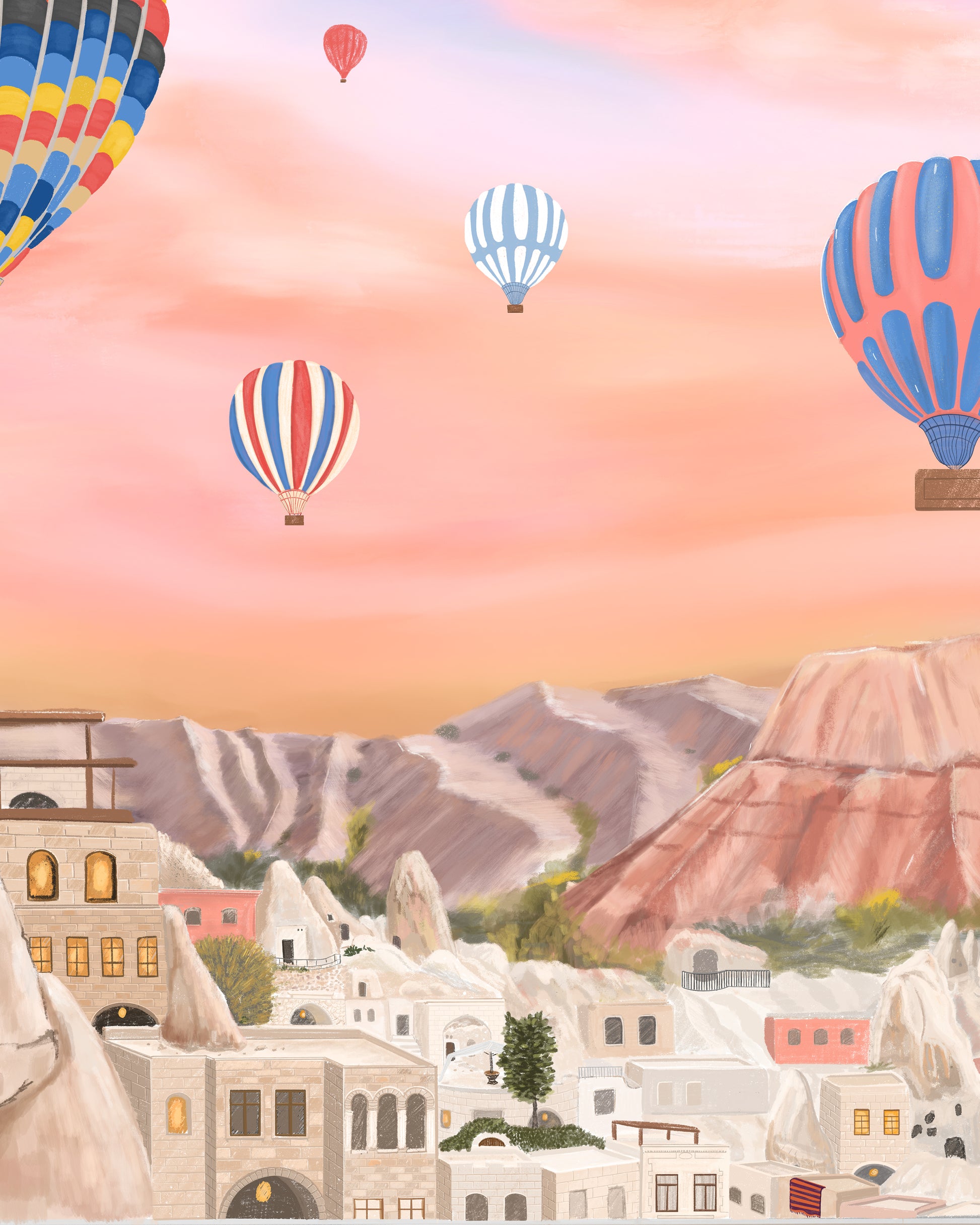 Cappadocia, Turkey, Travel Art Poster