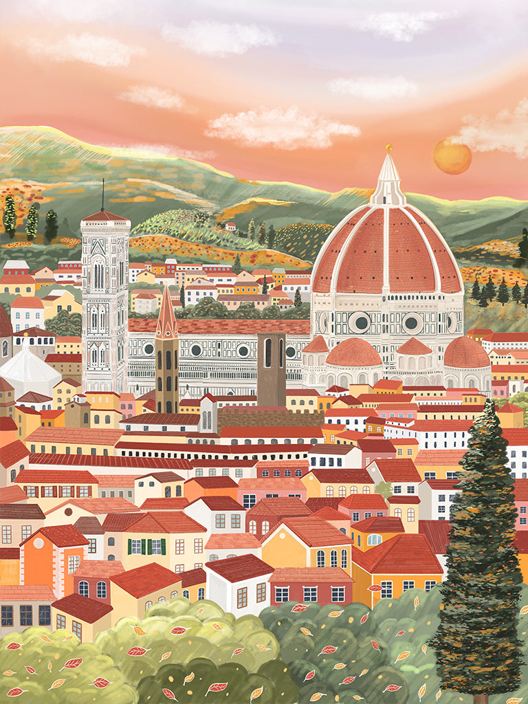 Florence, Italy, Travel Art Poster